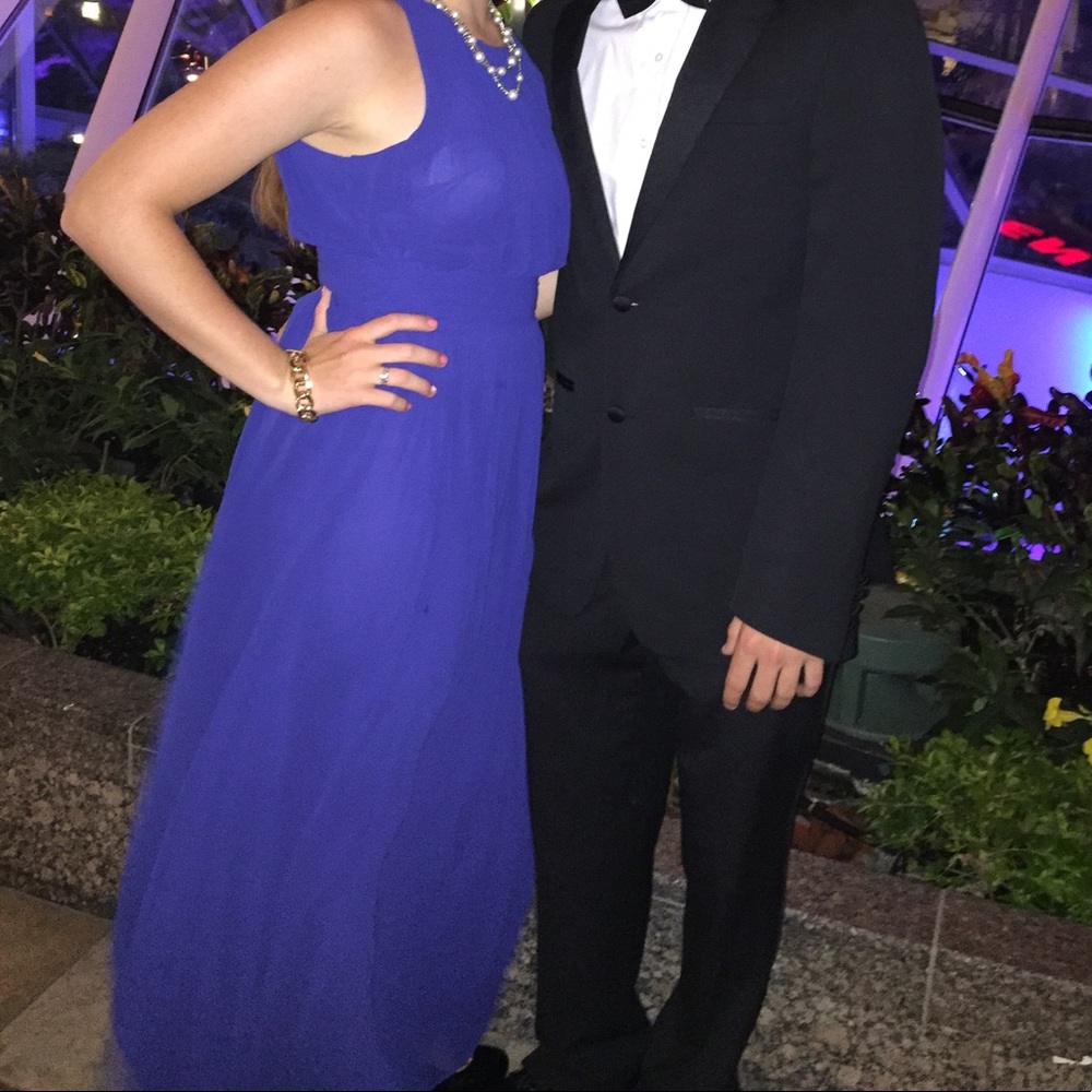 Royal Blue Maxi-Dress